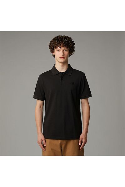 THE NORTH FACE Απαραίτητο κανονικό ανδρικό μπλουζάκι με μαύρο γιακά πόλο