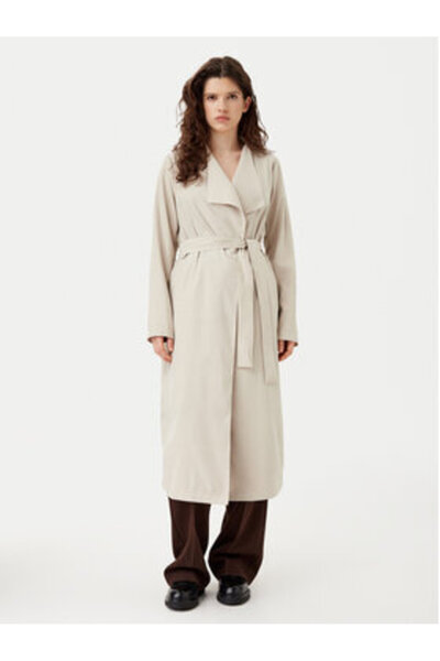 VILA vila Women's Trench Coat 14100219 Beige