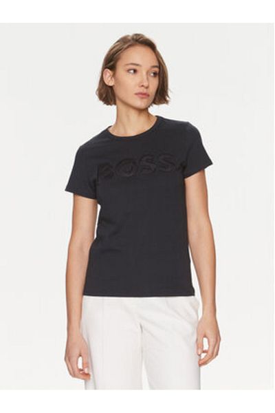 BOSS Tricou damă 50514967 bleumarin