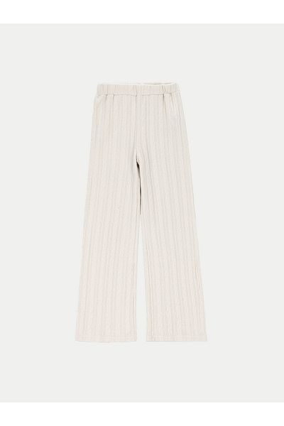 Coccodrillo Girl's Cloth Trousers ZC4121001EPG Ecru