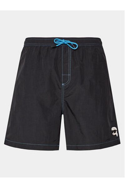 Karl Lagerfeld Pantaloni scurți de plajă pentru bărbați Karl Lagerfeld 240M2209 Negri