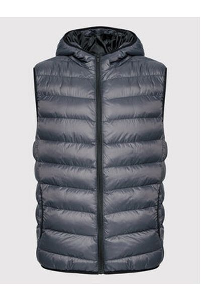 Brave Soul Men's Vest MJK-BLACKBURNGRY Gray