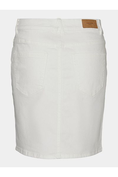 Vero Moda Fustă din denim pentru femei 10279491 Alb