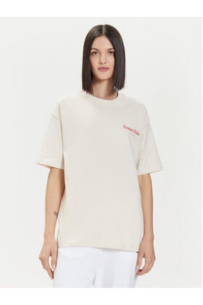 4F Tricou damă 4FWSS24TTSHF1265 Ecru