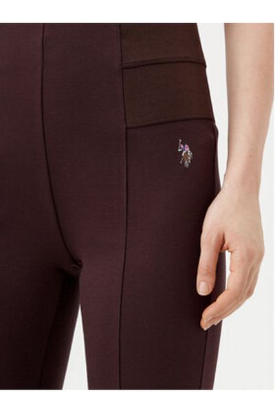 U.S. Polo Assn. Colanți pentru femei US Polo Assn WUP0053 Maro