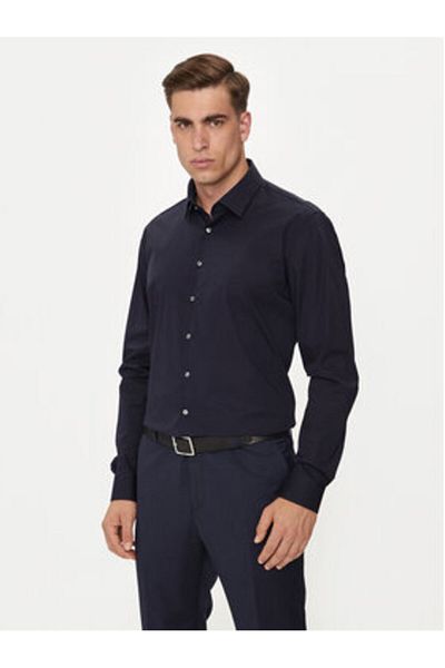 Calvin Klein Cămașă bărbătească K10K113160 Bleumarin