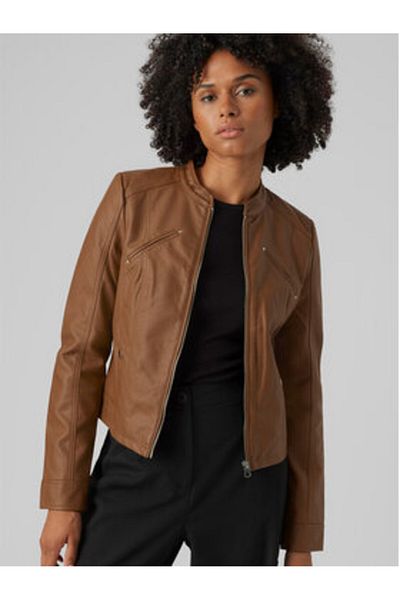 Vero Moda vero moda Jachetă din piele ecologică pentru femei 10288555 maro