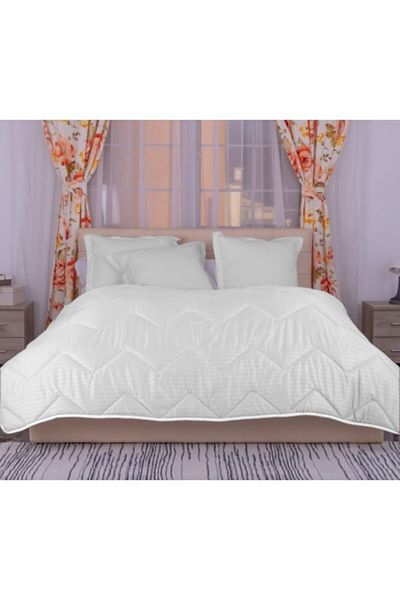 Pucioasa Winter wool polycotton quilt 160X210cm, Pucioasa, white