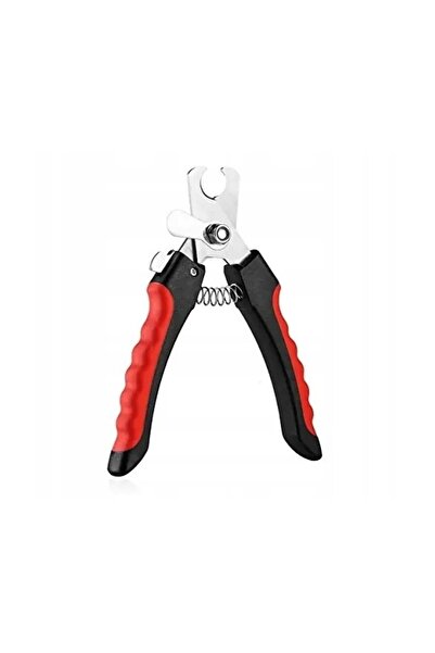 OEM Nail clippers for dogs and cats, ergonomic handle, black/red