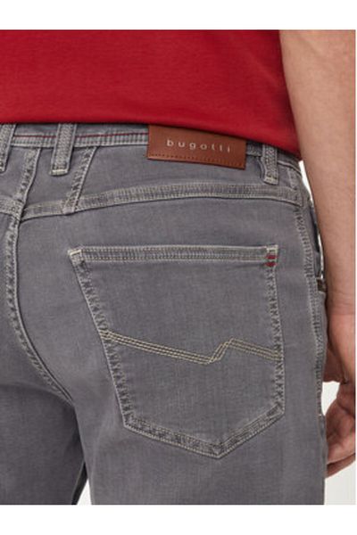 BUGATTI Men's Denim Shorts 3138D 56604A Gray