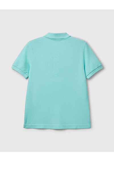 Benetton Men's Work Polo Tshirt 6-14 Years Mint