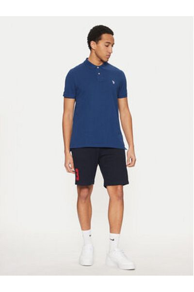 U.S. Polo Assn. Tricou polo pentru bărbați US Polo Assn MUP3312 Bleumarin