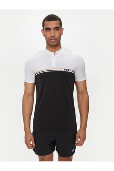 BOSS Tricou polo pentru bărbați boss 50519864 alb, negru