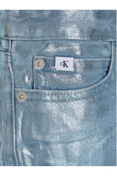 Calvin Klein Jeans Pantaloni scurți din material textil pentru fete IG0IG02368 albaștri