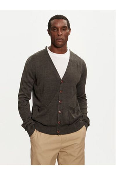 Brave Soul Men's Cardigan MK-162GHAZALI Gray