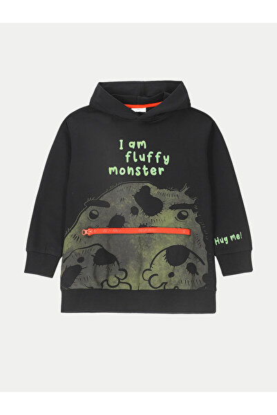 Coccodrillo Hanorac pentru băieți ZC4132301GBK Negru