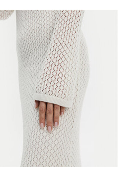 Birgitte Herskind Rochie tricotată pentru femei 5522910 Ecru