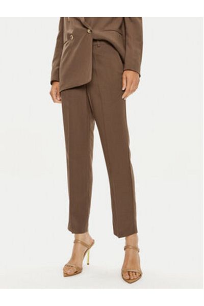 Vicolo Women's Fabric Trousers TB1564 Brown