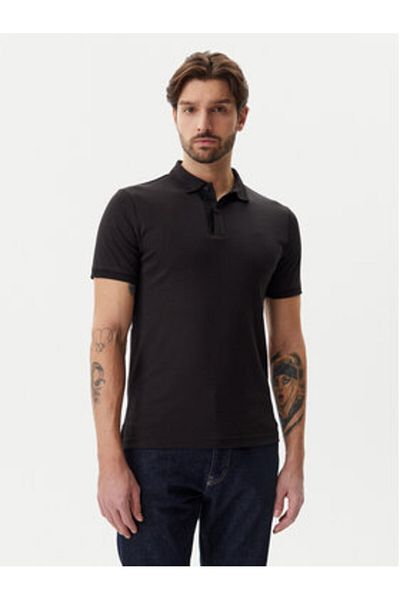 Calvin Klein Tricou polo pentru bărbați Calvin Klein K10K114135 Negru