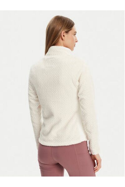 Aulp Pulover din fleece BECCO W alb pentru femei