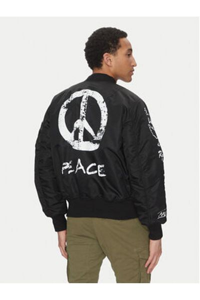 Alpha Industries Geacă bomber bărbătească 156136 neagră