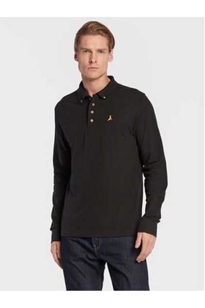Brave Soul Polo bărbătesc MLT-412WASHINGTN negru