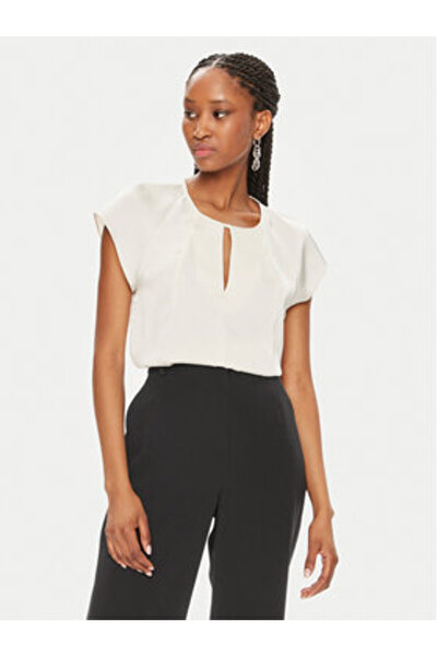 Calvin Klein Women's Blouse K20K207161 Ecru