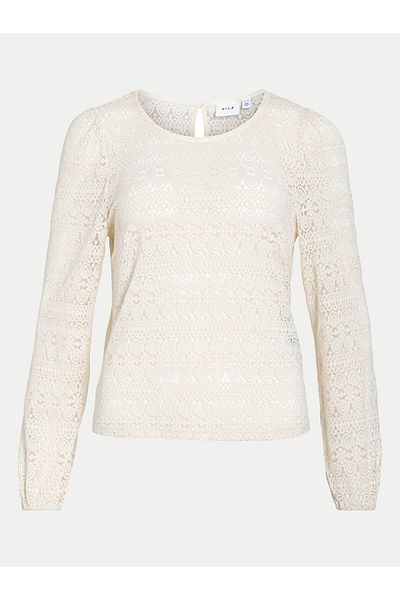 VILA Women's Sweater 14095731 Beige