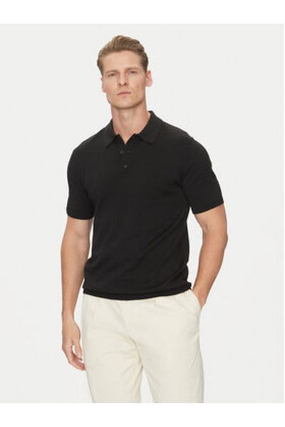 Calvin Klein Polo pentru bărbați K10K114476 Negru