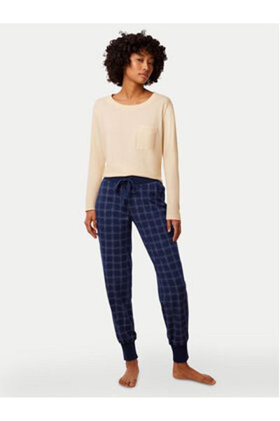 Triumph Pantaloni de pijama pentru femei 10216544 bleumarin