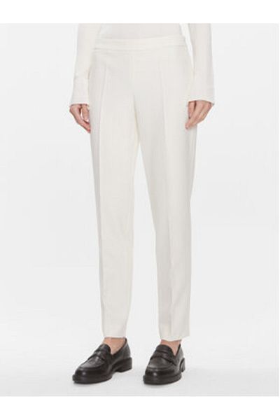 BOSS Women's Fabric Trousers 50509166 Ecru