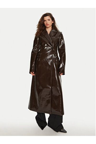 Birgitte Herskind Palton de lână pentru femei 5379149 maro