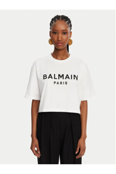 BALMAIN Tricou damă BF1EE020BB02 Alb