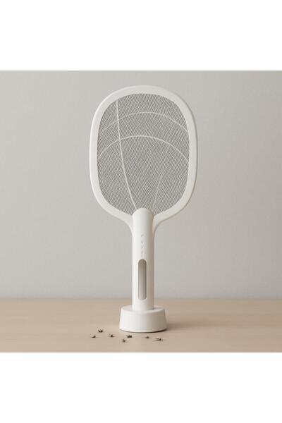 Polham 1200mAh Şarjlı 3000V Süper Güçlü Sivrisinek Öldürücü, 2in1 Taşınabilir...