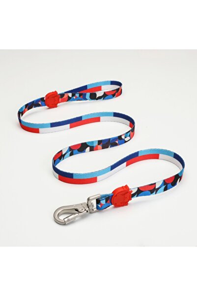 Lindodogs حزام تمشية الكلاب من ليندو دوجز باللون الأحمر/الأزرق، صغير