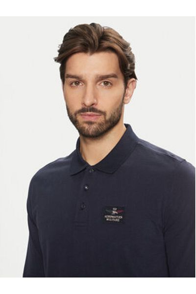 Aeronautica Militare Polo bărbătesc 242PO1840J662 Albastru marin