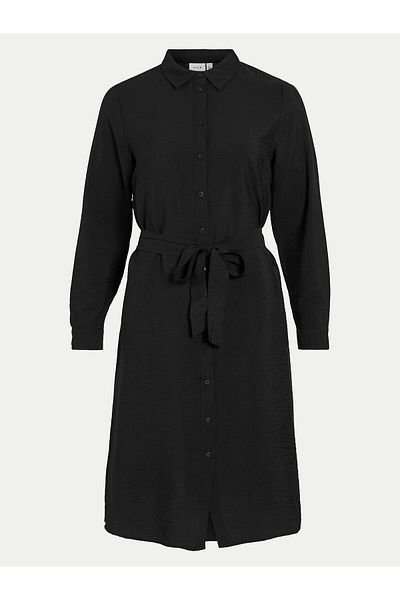 VILA vila Women's Shirt Dress 14095932 Black