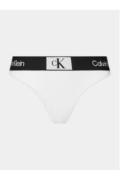 Calvin Klein Slip de baie pentru femei KW0KW02258 Alb