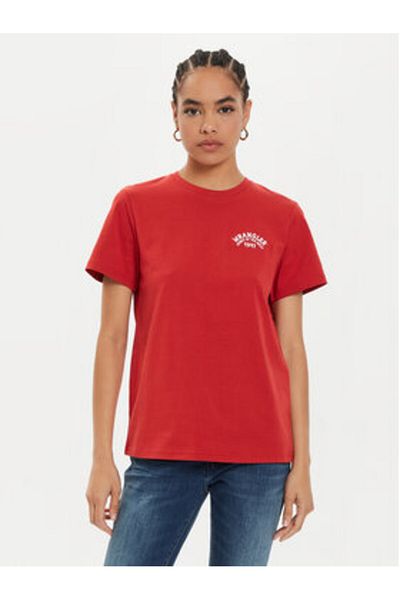 WRANGLER Women's T-Shirt 112356431 Red