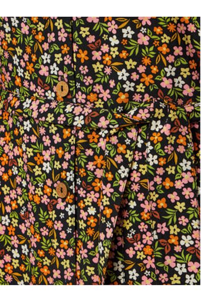 BİLLABONG billabong Women's Shirt Dress EBJWD00135-BSD Black, Multicolor