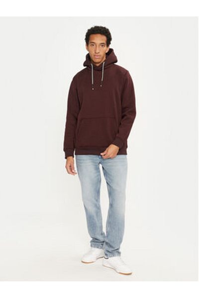 Brave Soul Men's Sweatshirt MSS-628SCHIZOIDI Burgundy
