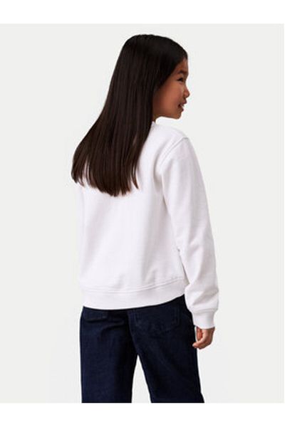 Calvin Klein Jeans Hanorac pentru fete IG0IG02635 Alb