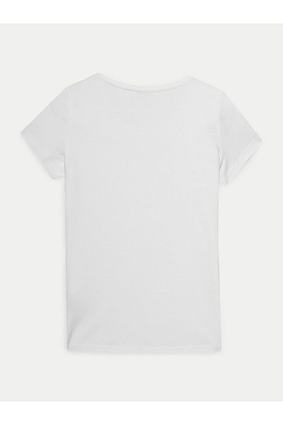 4F Tricou damă 4FWMM00TTSHF1846 Alb
