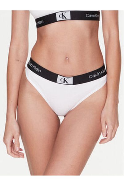 Calvin Klein Lenjerie intimă Calvin Klein Tanga pentru femei 000QF7221E Alb