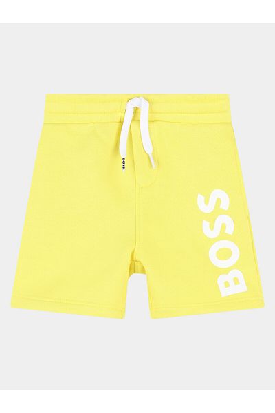 BOSS Boy Sports Shorts J50580 M Yellow