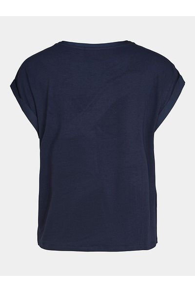 VILA Tricou damă 14059563 bleumarin