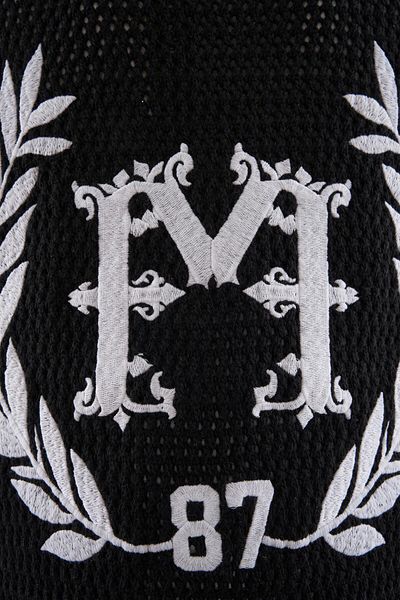 Machinist Mchnst Knit College Style Tee Black