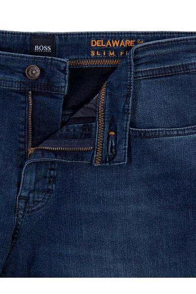 BOSS Men's Jeans 50443364 Navy Blue