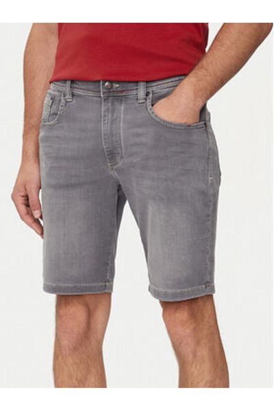 BUGATTI Men's Denim Shorts 3138D 56604A Gray