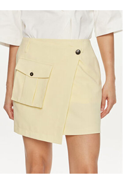 Birgitte Herskind Fustă mini pentru femei 5115519 galbenă